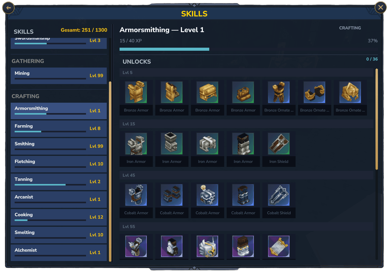 Orbis Skill-System